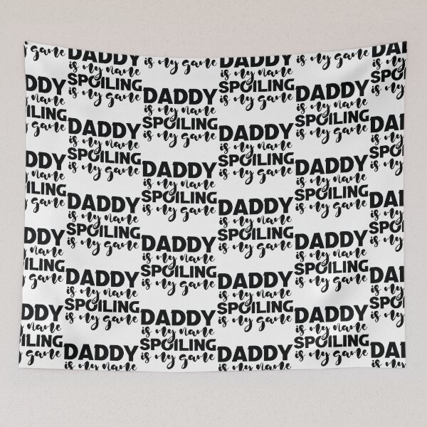 Item preview, Daddy Is My Name Spoiling Is My Game - Funny Dad Quotes Retro Vintage Aesthetic Papa Gift designed and sold by FuzionRaptor.