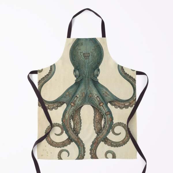 Item preview, Deep Ocean Octopus | Classic Marine Illustration designed and sold by HeyHas.