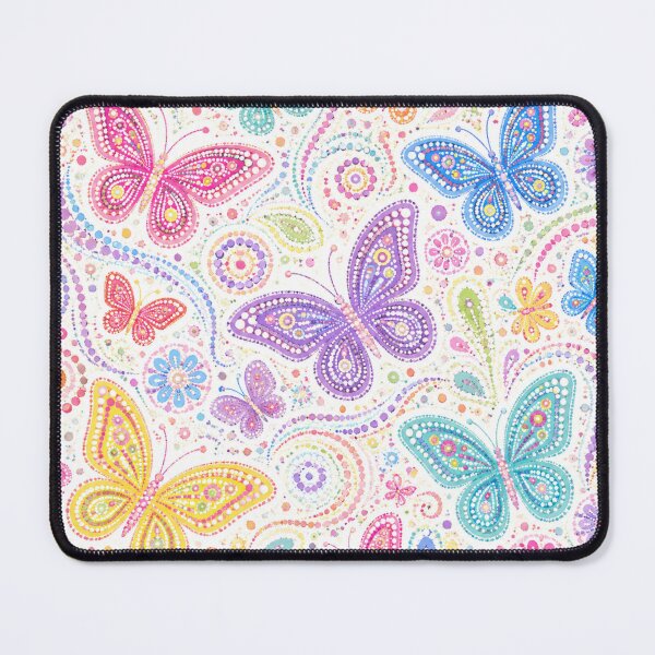 Item preview, Pastel Butterfly Garden Dot Art Pattern designed and sold by 0606PM.