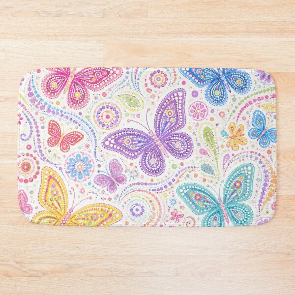 Item preview, Pastel Butterfly Garden Dot Art Pattern designed and sold by 0606PM.