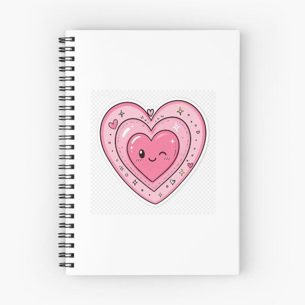 Item preview, Sweet Kawaii Heart Sticker – Cute Love Doodle Aesthetic designed and sold by FAZ-DESIGNS.