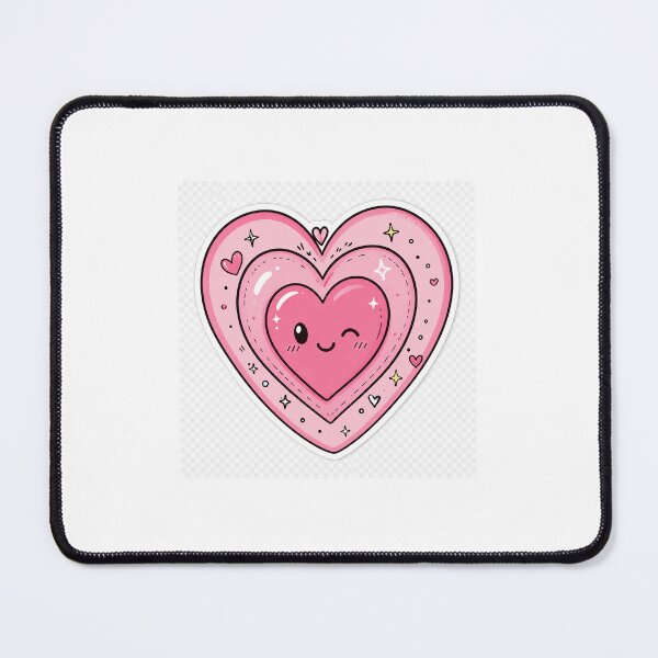 Item preview, Sweet Kawaii Heart Sticker – Cute Love Doodle Aesthetic designed and sold by FAZ-DESIGNS.