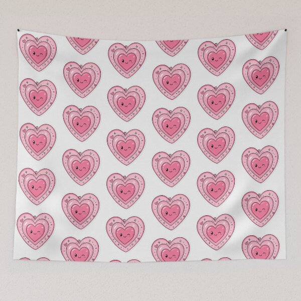 Item preview, Sweet Kawaii Heart Sticker – Cute Love Doodle Aesthetic designed and sold by FAZ-DESIGNS.