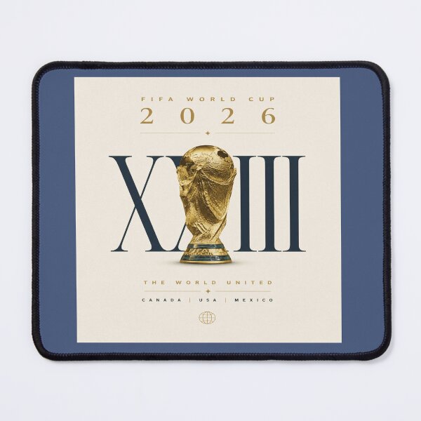 Item preview, 2026 World Football Championship | Minimal Gold Trophy Poster designed and sold by BoomStickers18.