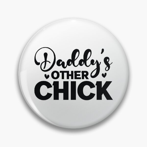 Item preview, Daddys Other Chick - Funny Dad Quotes Retro Vintage Aesthetic Cute Daughter Baby Family Gift designed and sold by FuzionRaptor.
