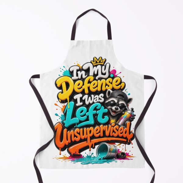 Item preview, In My Defense I Was Left Unsupervised Funny Chaotic Raccoon designed and sold by Mr-wow.