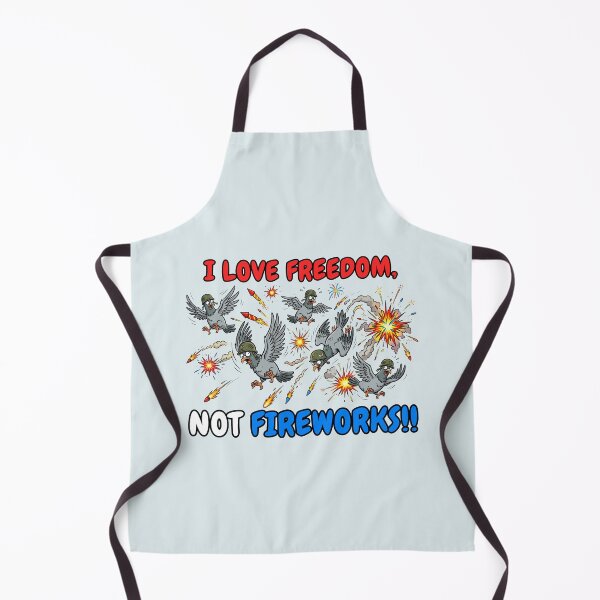 Item preview, 4th of July Pigeons - Love Freedom Not Fireworks designed and sold by Marlette LLC.