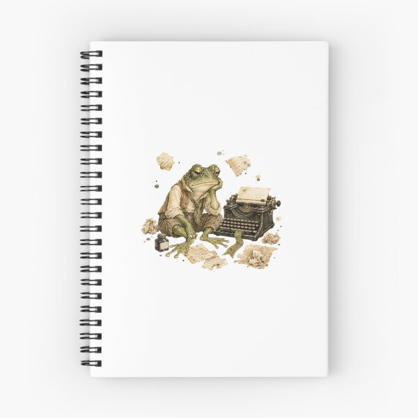 Item preview, Vintage Frog Typewriter Writer Dark Academia Aesthetic designed and sold by AQUILAKREO.