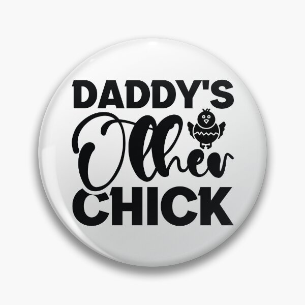 Item preview, Daddys Other Chick - Funny Cute Retro Kids Dad Quotes Cool Father Matching Family Toddler Baby Girl Gift Art designed and sold by FuzionRaptor.
