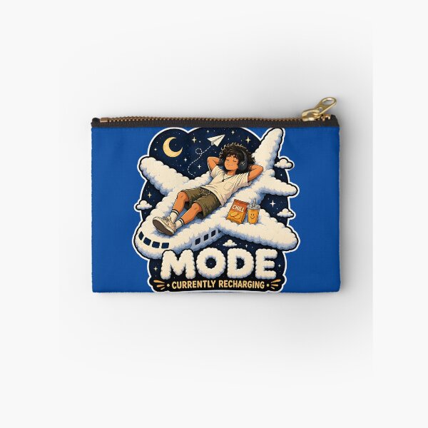 Item preview, Men Time Recharging: Airplane Mode Chill Guy Relaxation Art designed and sold by ShadowArtEG.