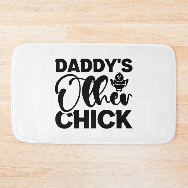Item preview, Daddys Other Chick - Funny Cute Retro Kids Dad Quotes Cool Father Matching Family Toddler Baby Girl Gift Art designed and sold by FuzionRaptor.