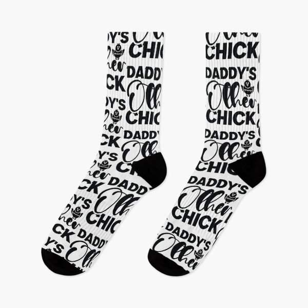Item preview, Daddys Other Chick - Funny Cute Retro Kids Dad Quotes Cool Father Matching Family Toddler Baby Girl Gift Art designed and sold by FuzionRaptor.