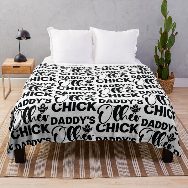 Item preview, Daddys Other Chick - Funny Cute Retro Kids Dad Quotes Cool Father Matching Family Toddler Baby Girl Gift Art designed and sold by FuzionRaptor.