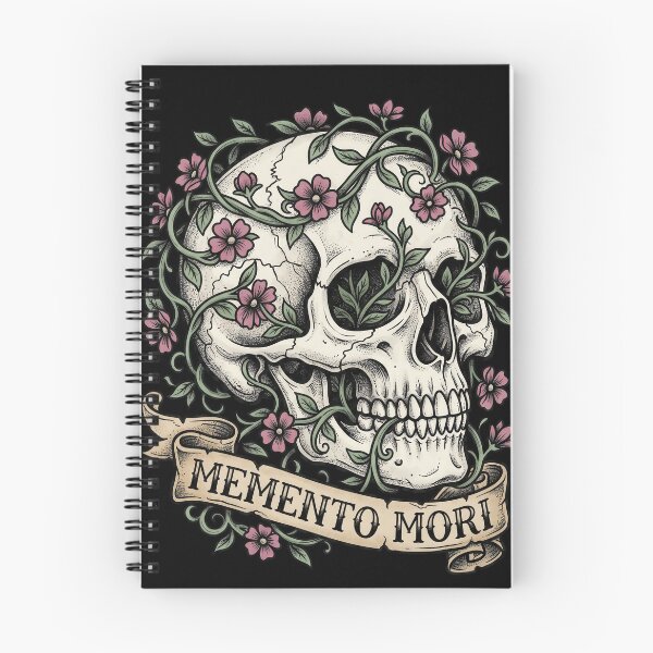 Item preview, Memento Mori Skull Flowers Dead foliage and Flowers designed and sold by nuel-art.
