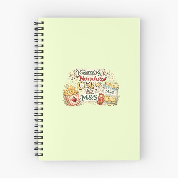 Item preview, Powered By Nando's Chips & M&S | Funny Gluten Free Foodie Design designed and sold by My Gluten Free Life UK.