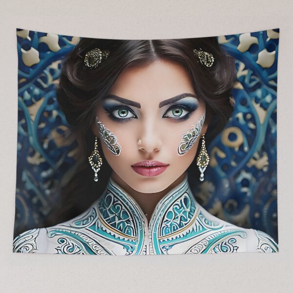 Item preview, Ethereal Porcelain Muse designed and sold by ToxicInkArt.