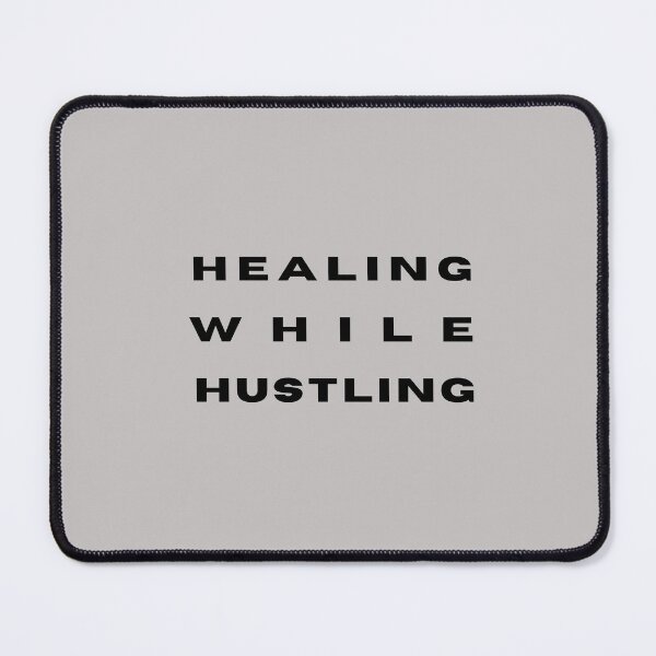 Item preview, Healing While Hustling – Black Minimal Quote designed and sold by alaa9898.