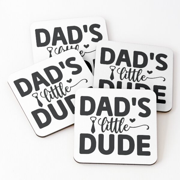 Item preview, Dads Little Dude - Funny Dad Quotes Retro Vintage Aesthetic Cute Son Boy Kids Baby Family Gift designed and sold by FuzionRaptor.