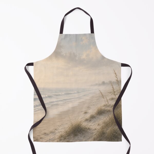 Item preview, Sea Mist | Serene Coastal Beach Painting designed and sold by TheSlowShore.