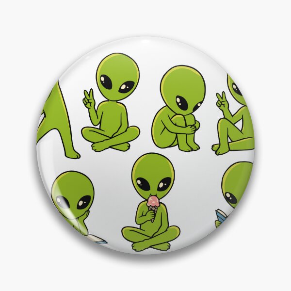 Item preview, Kawaii UFO Extraterrestrial Character Set designed and sold by phsycartwork.