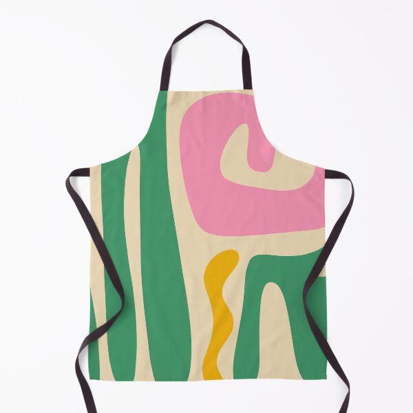 Item preview, Abstract Retro Colorful Kwaito Pattern in Green Pink Mustard designed and sold by kierkegaard.