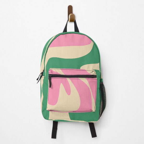 Item preview, Abstract Retro Colorful Kwaito Pattern in Green Pink Mustard designed and sold by kierkegaard.