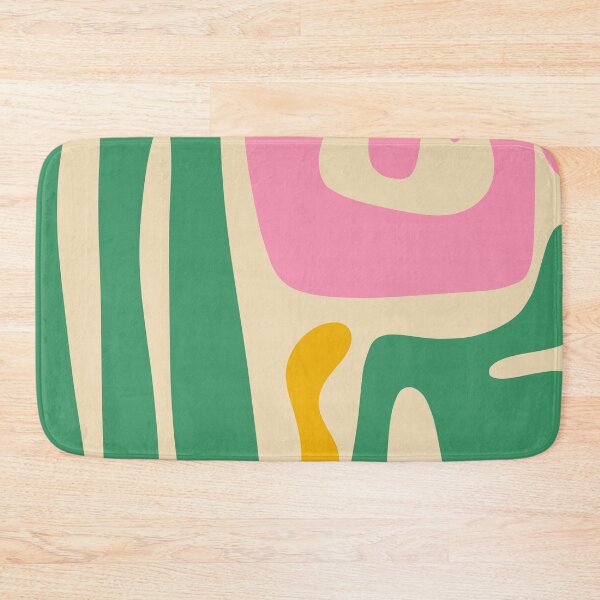 Item preview, Abstract Retro Colorful Kwaito Pattern in Green Pink Mustard designed and sold by kierkegaard.