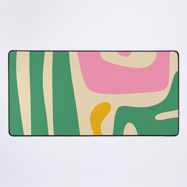 Item preview, Abstract Retro Colorful Kwaito Pattern in Green Pink Mustard designed and sold by kierkegaard.