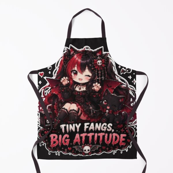 Item preview, Tiny Fangs, Big Attitude – Pastel Goth Anime Girl Revy designed and sold by Revyra.