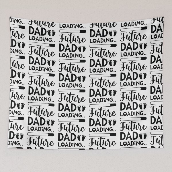 Item preview, Future Dad Loading - Funny Dad Quotes Retro Vintage Aesthetic New Papa Pregnancy Announcement Gift designed and sold by FuzionRaptor.