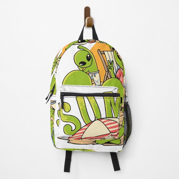 Item preview, Cute Alien Summer Vacation Graphic T-Shirt designed and sold by phsycartwork.