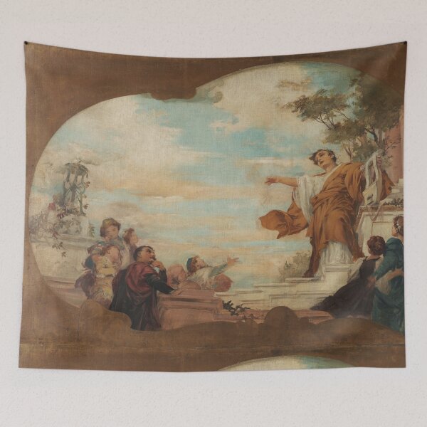 Item preview, Allegory of Poetry With Lyre and Listeners designed and sold by artofuniverse.