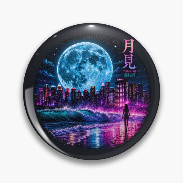 Item preview, Tsukimi – Moon Watching | Where Ocean Meets Dreams designed and sold by Sanctum Icons.