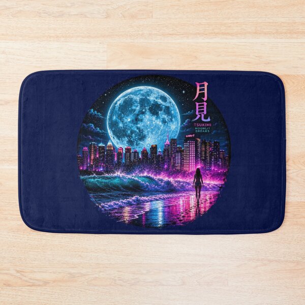 Item preview, Tsukimi – Moon Watching | Where Ocean Meets Dreams designed and sold by Sanctum Icons.
