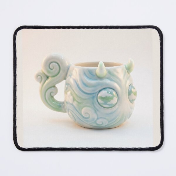 Item preview, Fantasy Ceramic Creature Mythical Horned Beast designed and sold by SubhAksara.