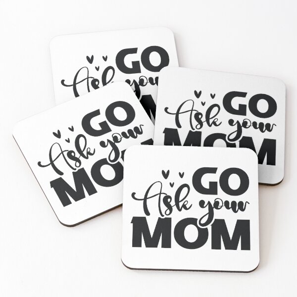Item preview, Go Ask Your Mom - Funny Dad Quotes Retro Vintage Aesthetic Sarcastic Papa Husband Family Gift designed and sold by FuzionRaptor.