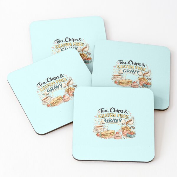 Item preview, Tea, Chips & Gluten Free Gravy | Cosy British Comfort Food Design designed and sold by My Gluten Free Life UK.
