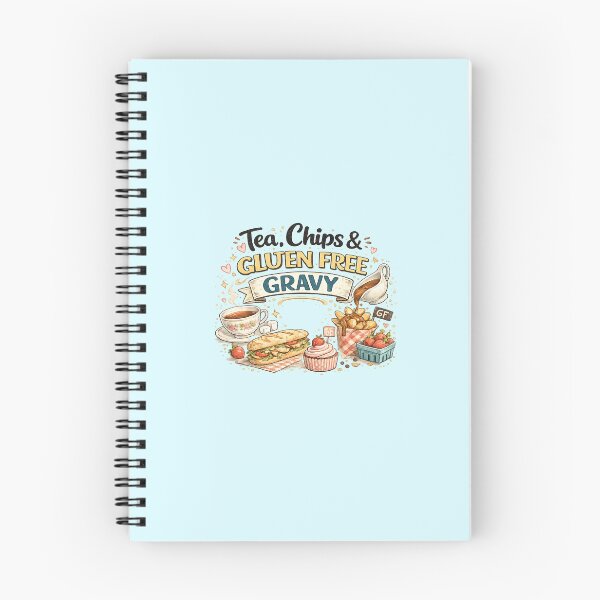 Item preview, Tea, Chips & Gluten Free Gravy | Cosy British Comfort Food Design designed and sold by My Gluten Free Life UK.