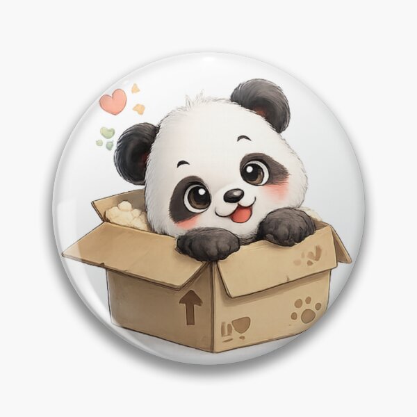 Item preview, Cute panda in the box designed and sold by Savnyy.