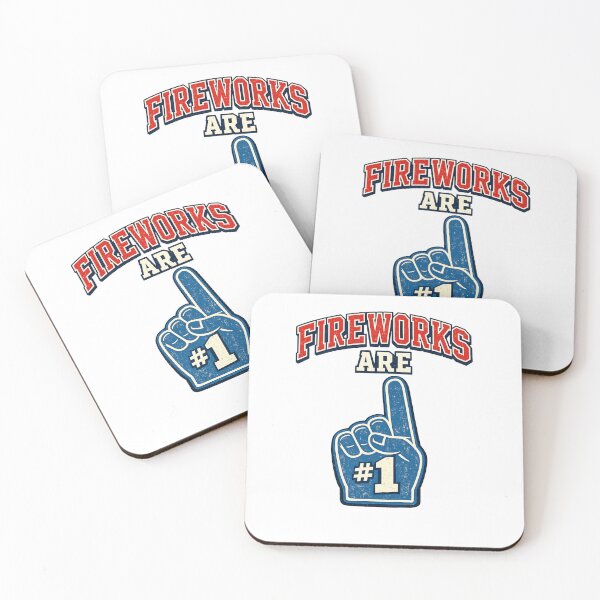 Item preview, Fireworks Are Number 1 Foam Finger 4th of July Patriotic T-Shirt, Funny Independence Day Gift, USA Fireworks Graphic Tee designed and sold by Trendably.