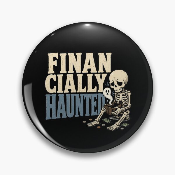 Item preview, Financially Haunted designed and sold by MoodSupplyStudio.