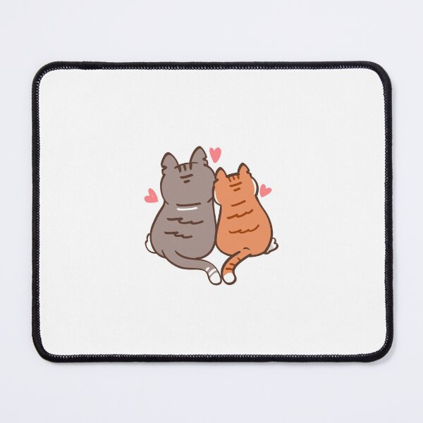 Item preview, Cute Cats in Love – Adorable Cat Couple with Hearts designed and sold by ALNA05.