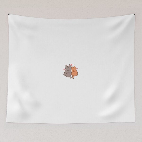 Item preview, Cute Cats in Love – Adorable Cat Couple with Hearts designed and sold by ALNA05.