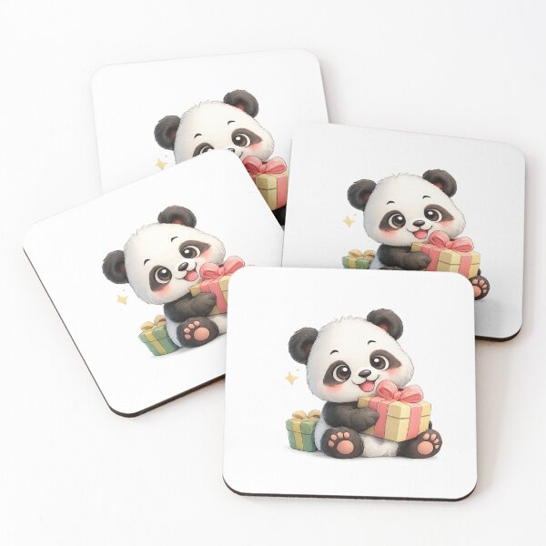 Item preview, Panda with a gift designed and sold by Savnyy.