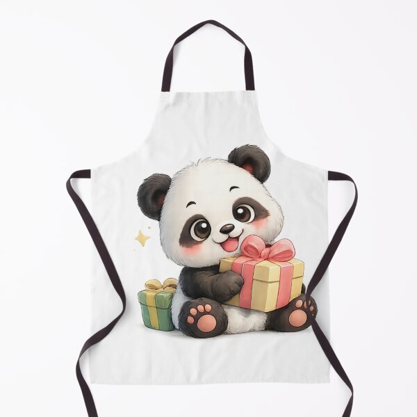 Item preview, Panda with a gift designed and sold by Savnyy.