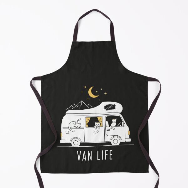 Item preview, Van Life Cute Cats Camping Caravan designed and sold by Amir Faysal.