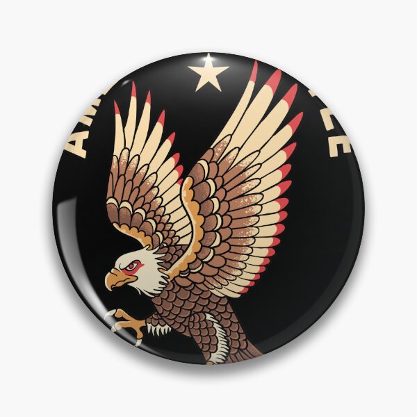 Item preview, American Bald Eagle Vintage Graphic T-Shirt designed and sold by phsycartwork.