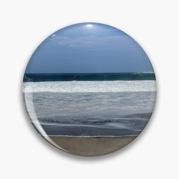 Item preview, Layers of the ocean on the wide sandy beach designed and sold by Art of Momenz.