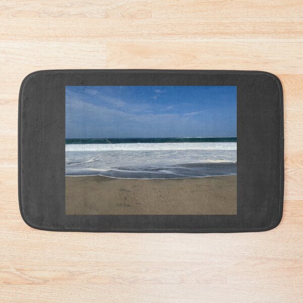 Item preview, Layers of the ocean on the wide sandy beach designed and sold by Art of Momenz.