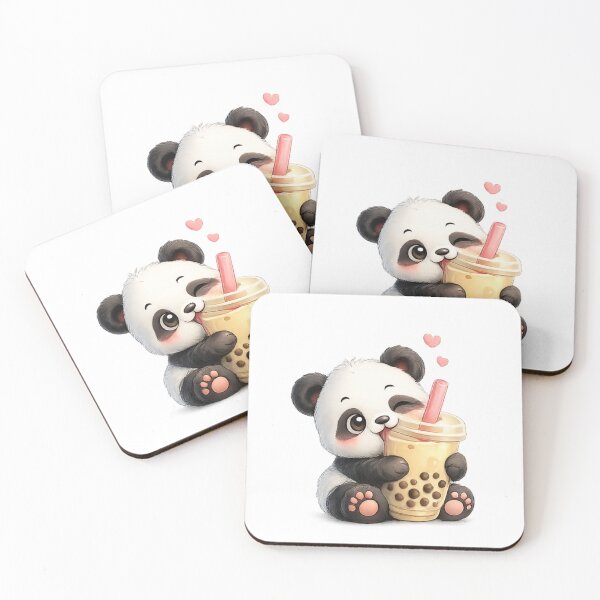 Item preview, Panda con un batido designed and sold by Savnyy.